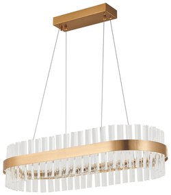 Φωτιστικό Οροφής  M6612-800R TORRENT BRUSHED GOLD PENDANT Γ3 - 3000K/4000K/6500K - 77-8213