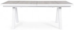 Τραπέζι Krion Επεκτεινόμενο Λευκό/Γκρι 265x103x78 εκ. - Γκρι