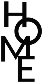 Διακοσμητικό Τοίχου Home 279ENZ1896 34,5x68cm Black Wallity Metal