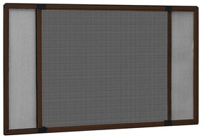 vidaXL Σήτα Παραθύρου Επεκτεινόμενη Καφέ (100-193)x75 εκ.