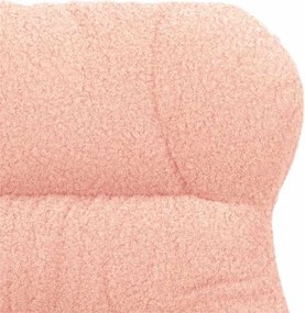 vidaXL Πολυθρόνα Ροζ 69 x 74 x 93 εκ. Υφάσματος Sherpa