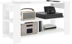 vidaXL Βάση τηλεόρασης Λευκό 100 x 40 x 50 cm