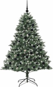 vidaXL Τεχνητό Χριστουγεννιάτικο Δέντρο με 300 LED Πράσινο 180 cm