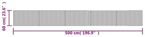 ΧΑΛΙ ΟΡΘΟΓΩΝΙΟ ΑΝΟΙΧΤΟ ΦΥΣΙΚΟ 60 X 500 ΕΚ. ΜΠΑΜΠΟΥ 376735