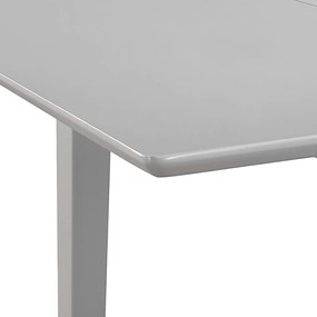vidaXL Τραπεζαρία Επεκτεινόμενη Γκρι (80-120) x 80 x 74 εκ. από MDF