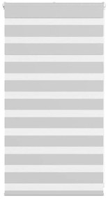 vidaXL Ζέβρα τυφλή Ανοιχτό Γκρι Πλάτος υφάσματος 65,9 εκ. Πολυεστέρας