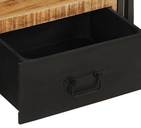 vidaXL Έπιπλο Τηλεόρασης 120 x 30 x 40 εκ. από Μασίφ Ξύλο Μάνγκο