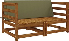 vidaXL Μαξιλάρι πλάτης SOEST 100% Πολυεστέρας Λαδί 120 x 20 x 40 cm