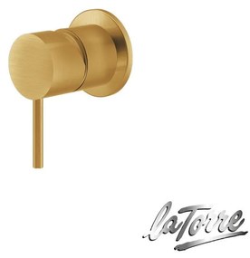 La Torre ELLE 316 Μίκτης εντοιχισμού 1 εξόδου INOX Gold Brushed PVD