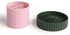 Βάζο Blossom (Σετ 2Τμχ) PA789 Pink-Green Πλαστικό