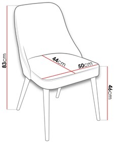 Καρέκλα Kasey K78-Gkri