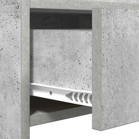 vidaXL Τραπέζι κονσόλας Γκρι Σκυροδέματος 90 x 35 x 80 εκ