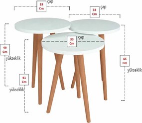 Ζιγκόν (3 Τεμαχίων) Λευκό / Φυσικό LOLO 34x49