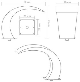 ΣΙΝΤΡΙΒΑΝΙ ΚΑΤΑΡΡΑΚΤΗΣ ΠΙΣΙΝΑΣ 45 X 30 X 60 ΕΚ. ΑΠΟ ΑΝΟΞΕΙΔΩΤΟ ΑΤΣΑΛΙ 41685