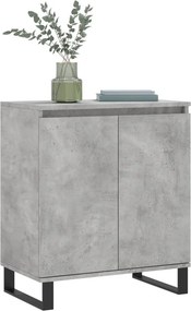 vidaXL Ντουλάπι Γκρι Σκυροδέματος 60x35x70 εκ. Επεξεργασμένο Ξύλο