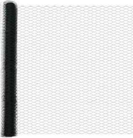 vidaXL Φράχτης Εξαγώνου Πράσινο 1,5 x 10 m PVC