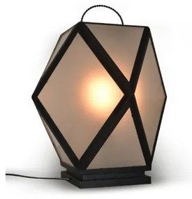 Επιδαπέδιο Φωτιστικό E27 Φ40CM Γυαλί Μαύρο 01048 Luma-01048 Black-Μαύρο 01048 Black