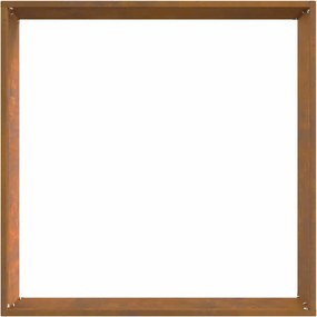 vidaXL Περίγραμμα γκαζόν 6 pcs Σκ rusty 50 x 50 x 13 εκ