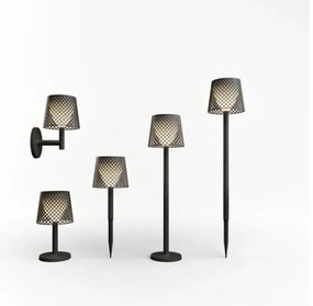 Επιδαπέδιο Φωτιστικό Επαναφορτιζόμενο LED IP65 Greta New Garden-LUMGRE080NXSWNW-Μαύρο LUMGRE080NXSWNW