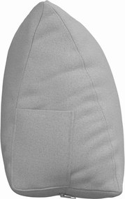 vidaXL Μαξιλάρι Πλάτης Σκίουρος Γκρί 45 x 20 x 35 εκ. ύφασμα