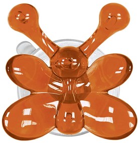 Κρεμάστρα Μπάνιου Crazy Hooks Butterfly Lisa 7,1x7,5cm Orange Kleine Wolke Thermoplastic
