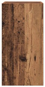 vidaXL Σετ επίπλου τηλεόρασης 4 pcs Παλαιό ξύλο 80 x 30 x 30 εκ