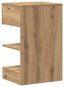 vidaXL Κομοδίνο ντουλάπι Artisan Oak 40x35x65 cm Κατασκευασμένο ξύλο