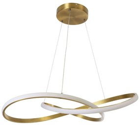 Φωτιστικό Οροφής Με Τηλεχειριστήριο Dexter 60916 Φ73cm Dim Led 10080lm 90W Gold GloboStar
