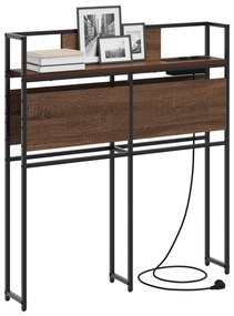 vidaXL Κεφαλάρι Αποθήκης Καφέ δρυς 80 cm Επεξεργασμένο ξύλο