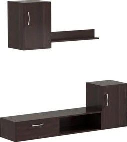 Σύνθεση σαλονιού Ranian μελαμίνης καρυδί