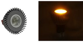 Adeleq Λάμπα Led Ισχύος Mr16 3W 12Vac-Dc 1 Led 30° Πορτοκαλί 13-16333