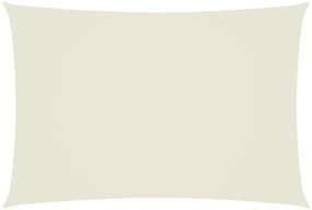 vidaXL Πανί Σκίασης Ορθογώνιο Κρεμ 2,5 x 4,5 μ. από Ύφασμα Oxford