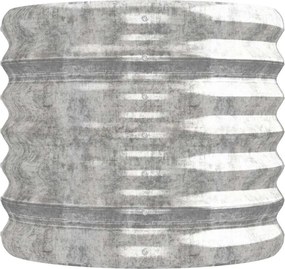 vidaXL Ζαρντινιέρα Ασημί 224x40x36 εκ. Γαλβανισμένος χάλυβας