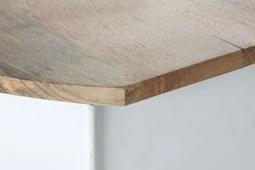 Ντουλάπι μπαρ Home ESPRIT Λευκό Καφέ Τυρκουάζ 157 x 52 x 90 cm