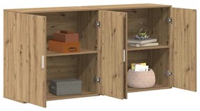 vidaXL Παραδοσιακά Πλευρικά Έπιπλα 2 pcs artisan δρυς 79 x 38 x 80 εκ.