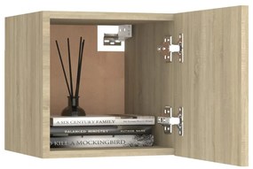 vidaXL Έπιπλα Τηλεόρασης Σετ 8 Τεμαχίων Sonoma Δρυς από Επεξ. Ξύλο
