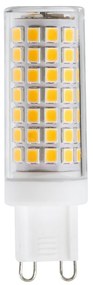 GloboStar 60392 Λάμπα LED G9 4W 544lm 360° AC 220-240V IP20 Φ1.86 x Υ6.3cm Θερμό Λευκό 2700K Dimmable - 3 Years Warranty