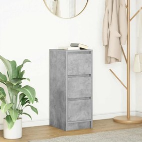 VidaXL Ντουλάπι Γκρι Σκυροδέματος 29,5x34x76 εκ. Επεξεργασμένο Ξύλο