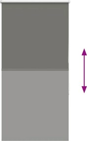 vidaXL Ρολέρ Μπλακάουτ γκρί 65x150 cm Πλάτος υφάσματος 60,7 cm