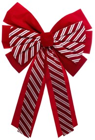 Χριστουγεννιάτικος Φιόγκος (40x60) A-S Striped Red 184110