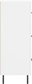 vidaXL Ντουλάπι Λευκό 69,5 x 34 x 90 εκ. από Επεξεργασμένο Ξύλο