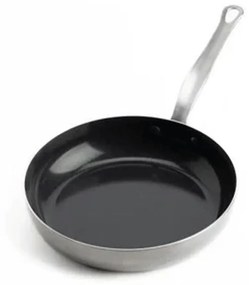 Τηγάνι Αντικολλητικό Classic TRI-PLY CC006285-001 28cm Silver-Black Mauviel 28cm Bamboo,Ξύλο