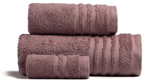 Πετσέτες Premio Σετ 3τμχ Grey - Lilac Melinen Towels Set 100% Βαμβάκι