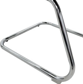 Καρέκλα γραφείου επισκέπτη Valter pakoworld λευκό pu 55.5x48x88εκ