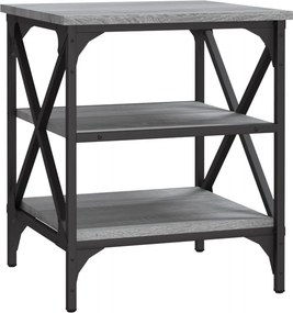vidaXL Βοηθητικά Τραπέζια 2 τεμ. Γκρι Sonoma 40x42x50 εκ. Επεξ. Ξύλο