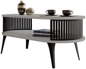 Τραπεζάκι σαλονιού Roenni ΙΙ-Gkri - 100.00Χ50.00Χ44.00cm