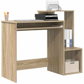 vidaXL Γραφείο Sonoma Δρυς 106 x 40 x 88.5 εκ Επεξεργασμένο ξύλο