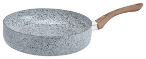 Oliver Voltz Siena OV51319J28D, 28 cm, Βαθύς, Μαρμάρινο φινίρισμα, Επαγωγή, Γκρι