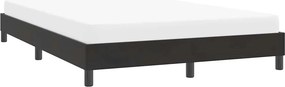 vidaXL Πλαίσιο κρεβατιού χωρίς στρώμα Μαύρο 160x220 cm Ατσάλι