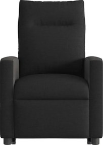 vidaXL Πολυθρόνα Ηλεκτρική Ανακλινόμενη με Ανύψωση Μαύρη Υφασμάτινη